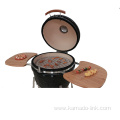 Outdoor Kitchen BBQ Big firewood Green Kamado Grill